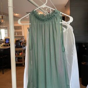 Rachel Green Ruffled Blouse